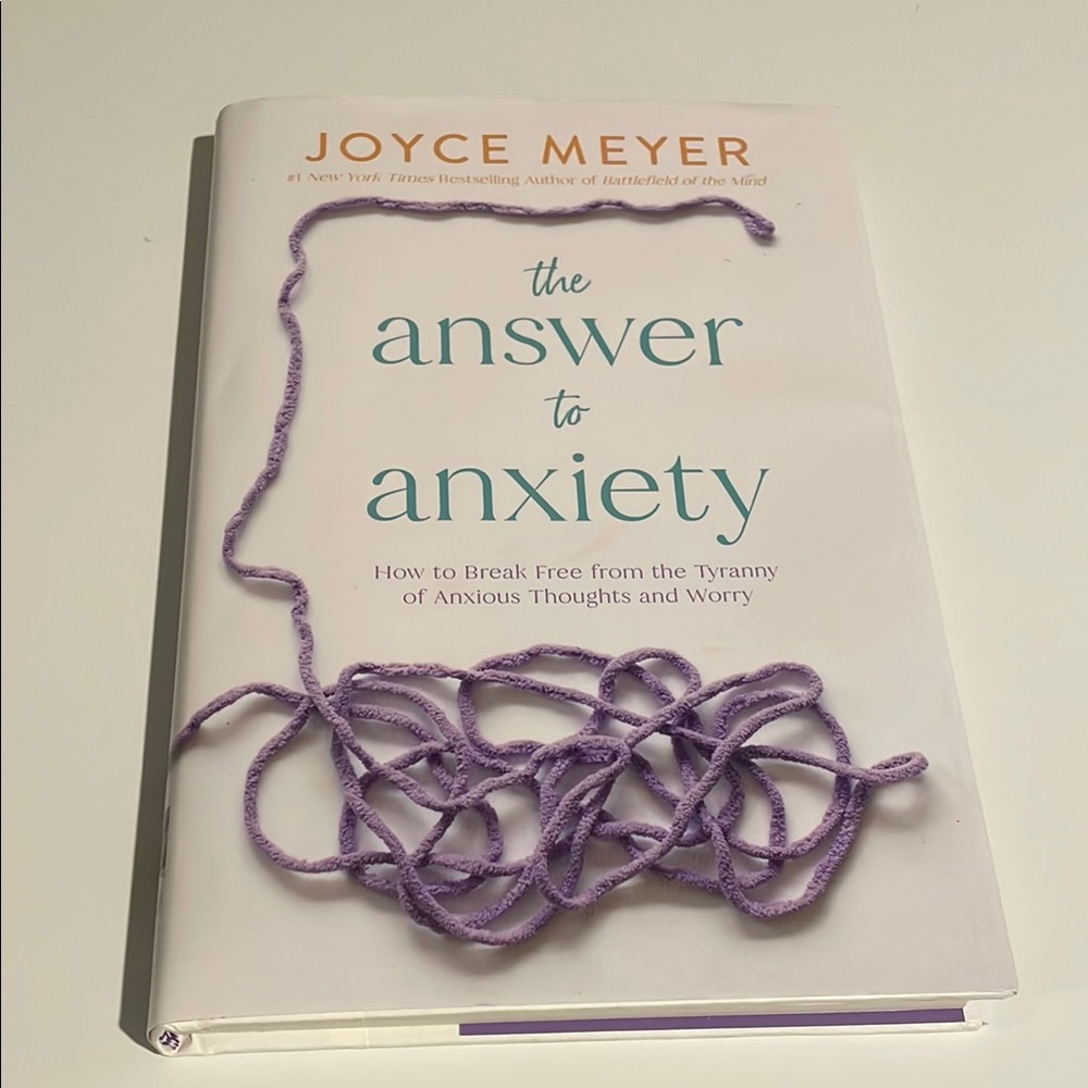 The Answer to Anxiety Book by Joyce Meyer